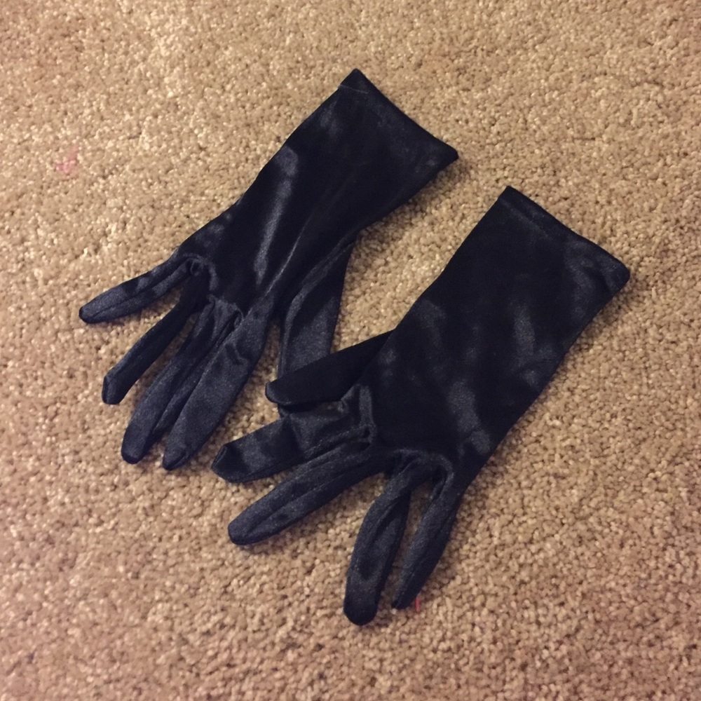 satin gloves